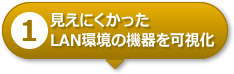 【1】見えにくかったLAN環境の機器を可視化