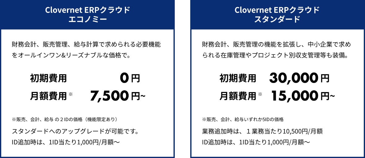 リーズナブルな料金体系
