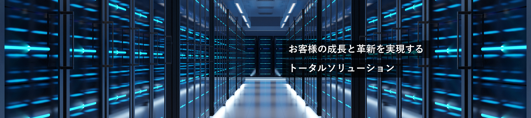 お客様の成長と革新を実現するトータルソリューション