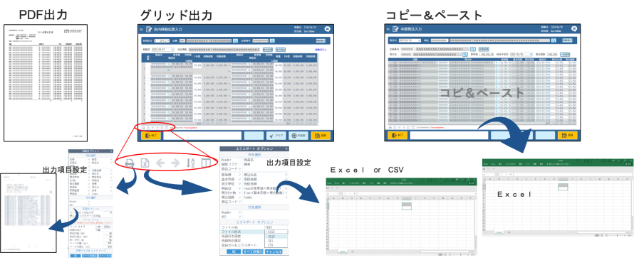 日々の業務を効率化する機能